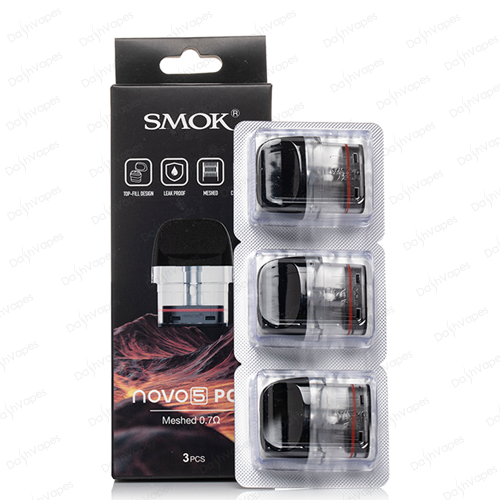 SMOK Novo 5 Replacement Pods – 3-Pack – CRC