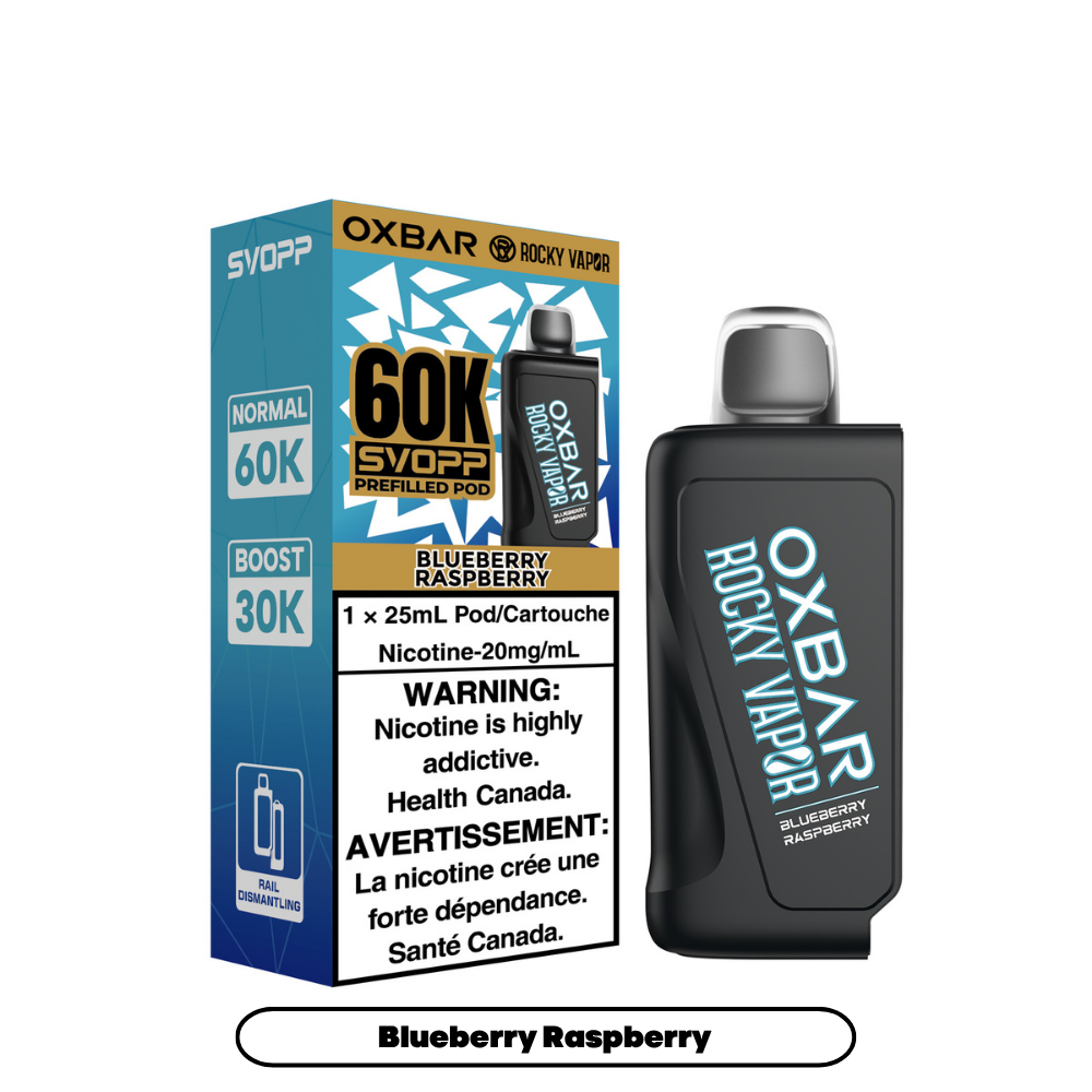 Svopp Rocky Vapor Oxbar 60k Prefilled Pods (BATTERY NOT INCLUDED)