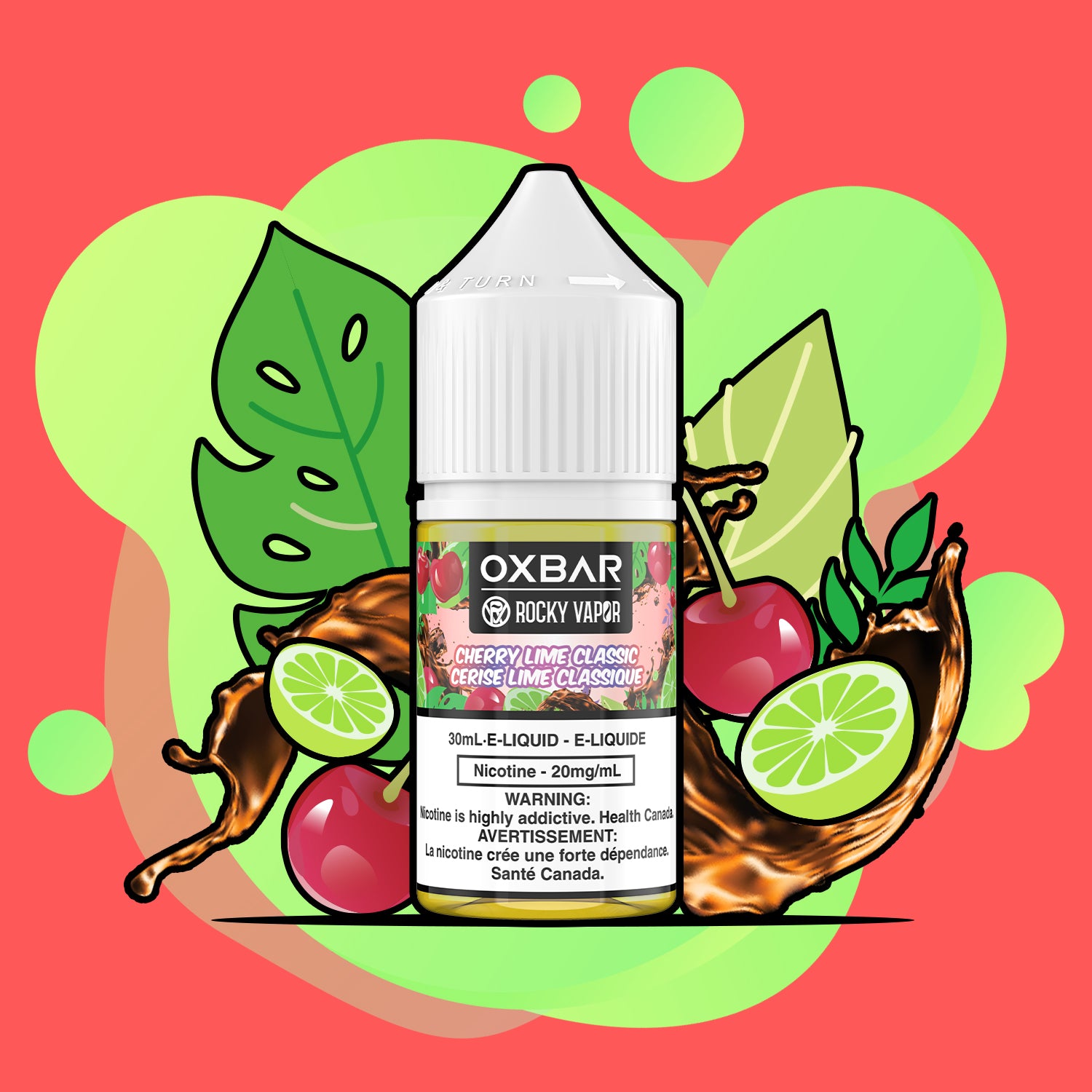 Рідини для електронних сигарет Oxbar Rocky Vapor, сольовий нікотиноат