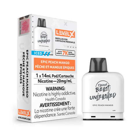 Level X BOOST & BOOST G2 Flavour Beast Pod 15-25k (BATTERY NOT INCLUDED) Provincially stamped