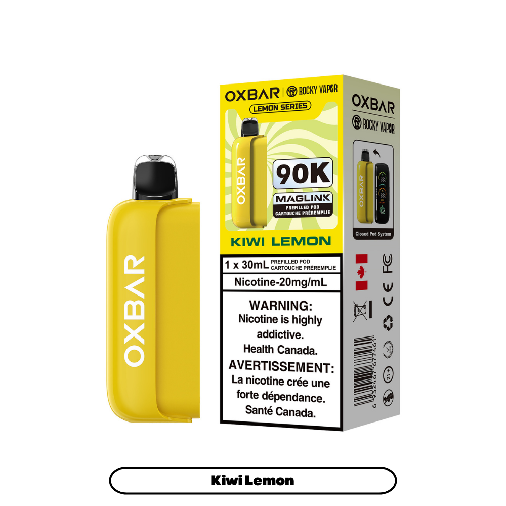Rocky Vapor Oxbar Maglink 90K Prefilled Pod ( BATERRY NOT INCLUDED)