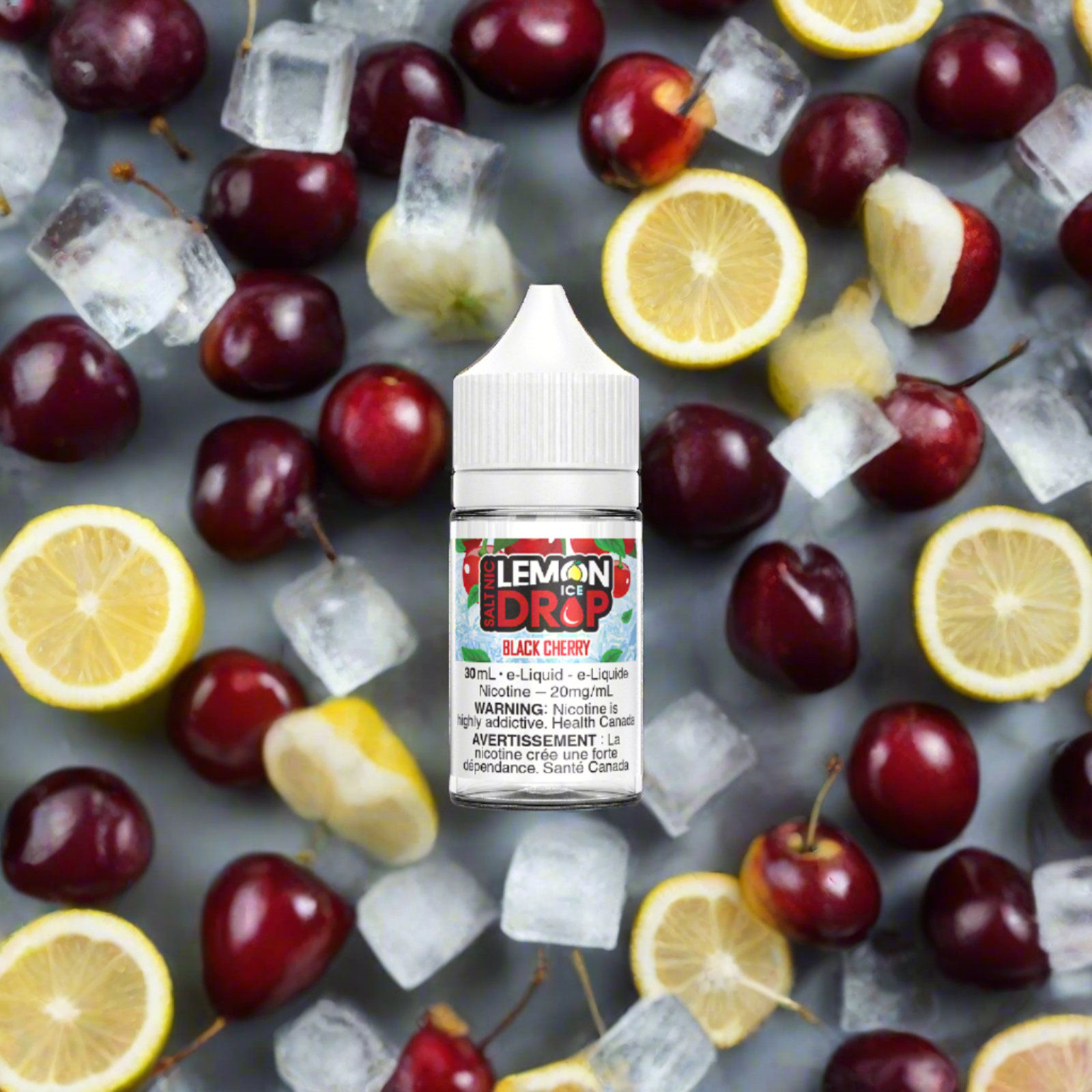 Lemon Drop Iced 30 mL Nic Salt E-Liquid – product view 4