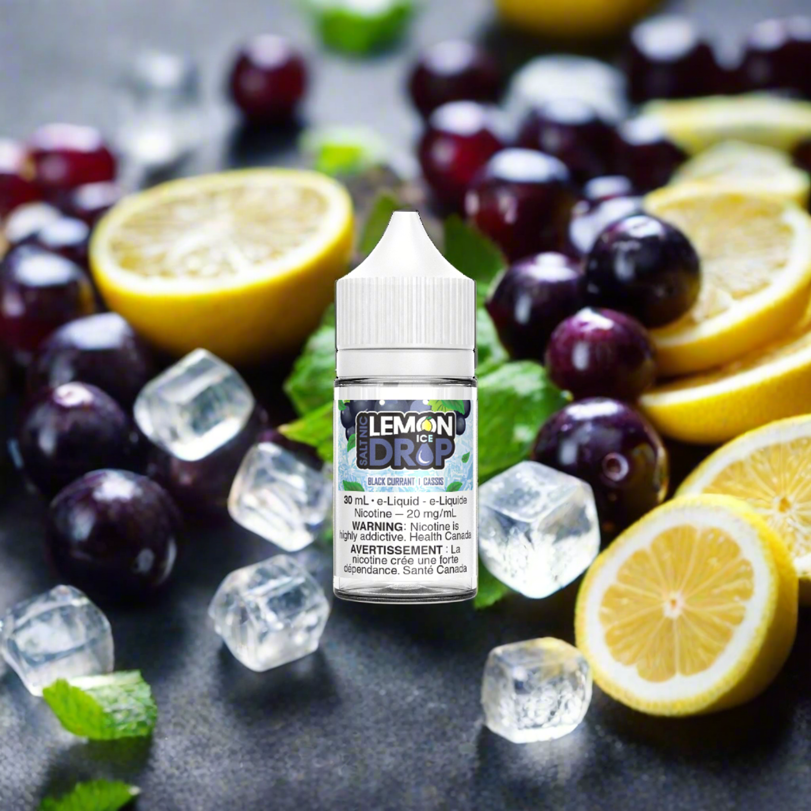 Lemon Drop Iced 30 mL Nic Salt E-Liquid – product view 5