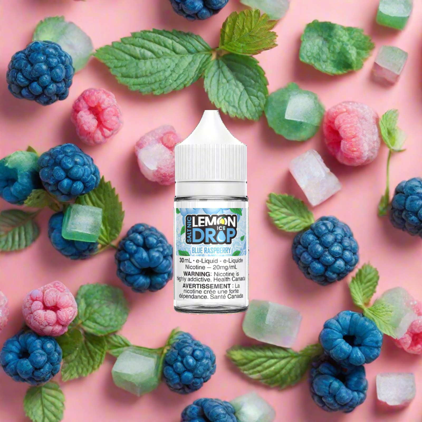 Lemon Drop Iced 30 mL Nic Salt E-Liquid – product view 7