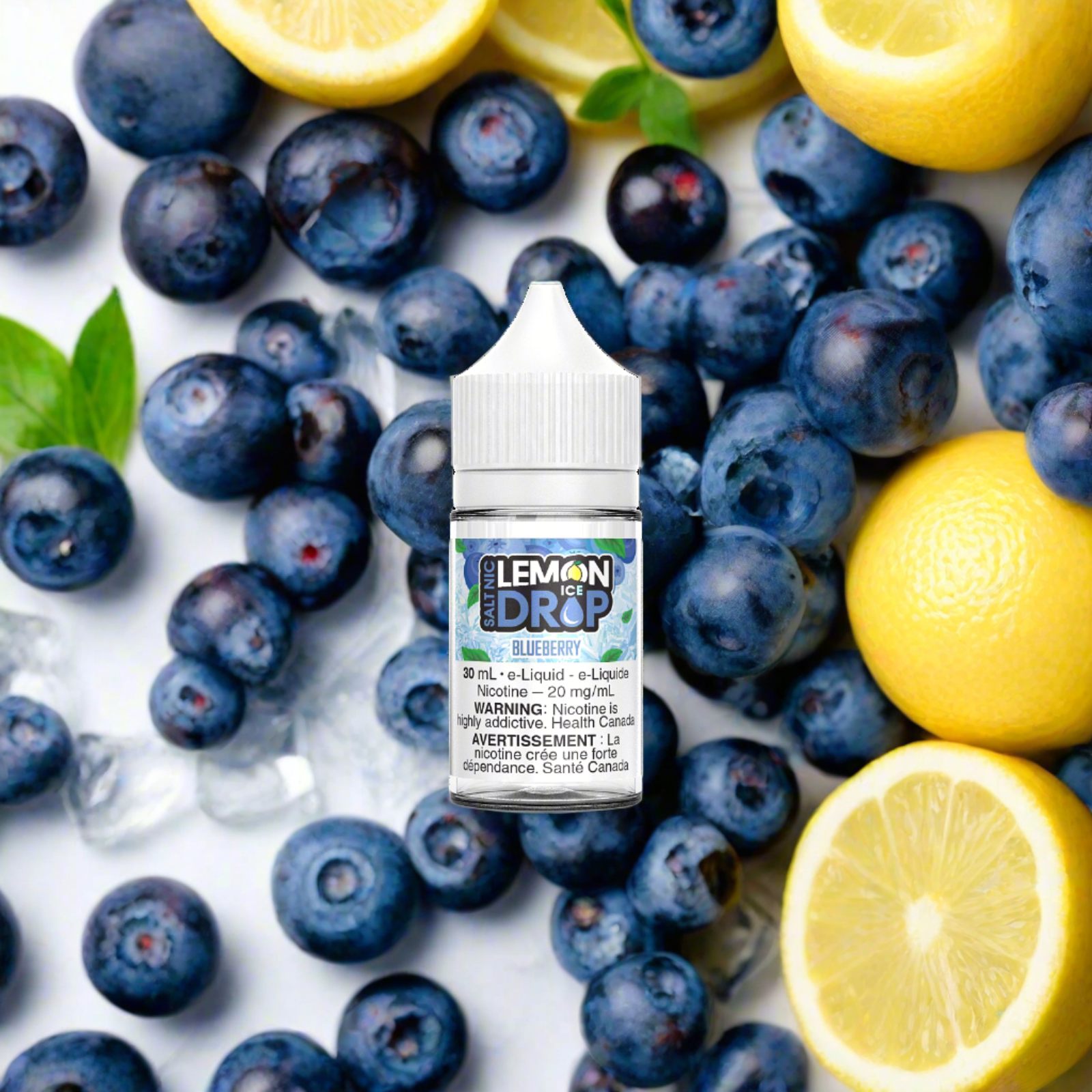 Lemon Drop Iced 30 mL Nic Salt E-Liquid – product view 8