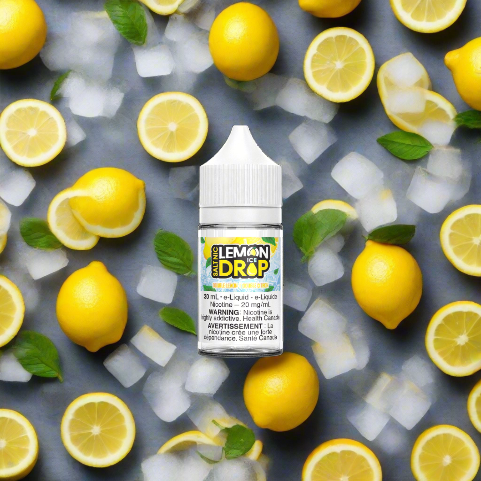 Lemon Drop Iced 30 mL Nic Salt E-Liquid – product view 9