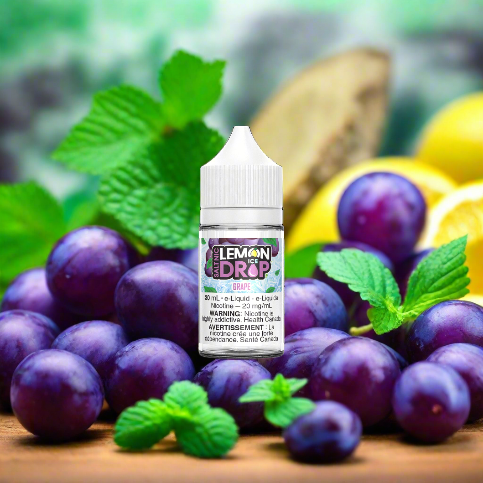 Lemon Drop Iced 30 mL Nic Salt E-Liquid – product view 10