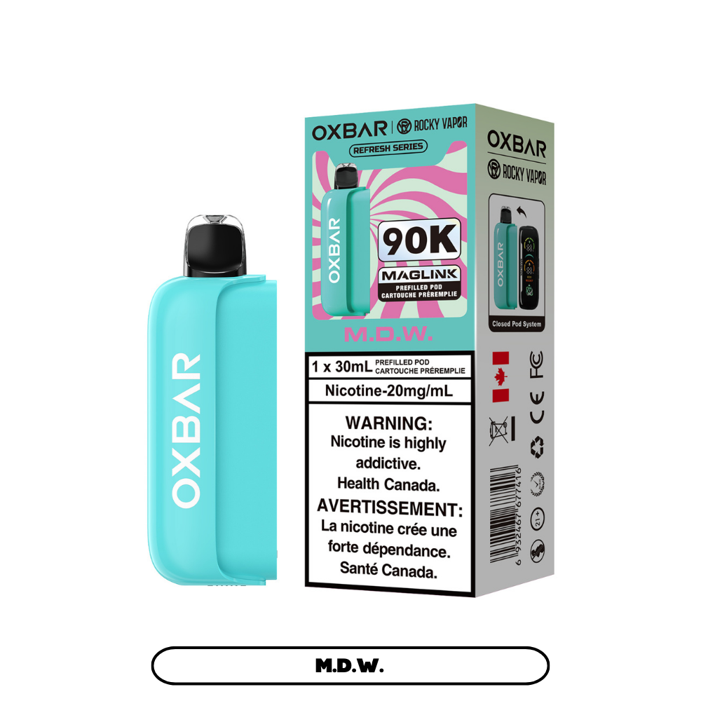 Rocky Vapor Oxbar Maglink 90K Prefilled Pod ( BATERRY NOT INCLUDED)