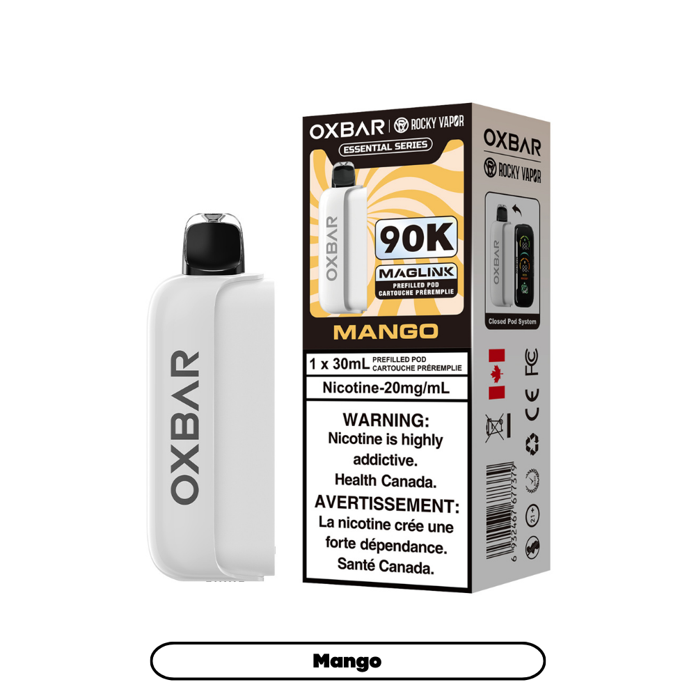 Rocky Vapor Oxbar Maglink 90K Prefilled Pod ( BATERRY NOT INCLUDED)