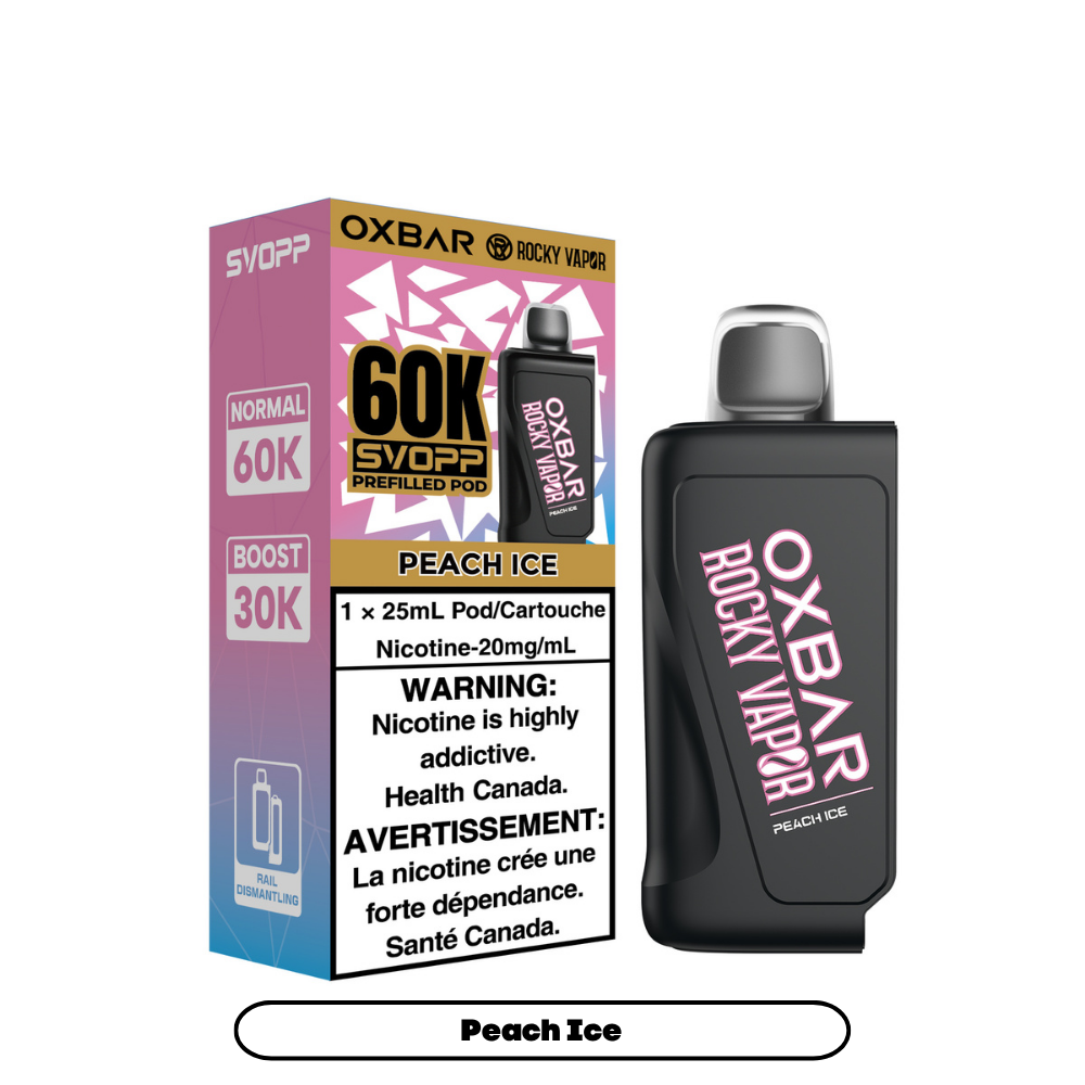 Svopp Rocky Vapor Oxbar 60k Prefilled Pods (BATTERY NOT INCLUDED)