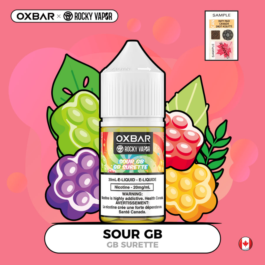 Рідини для електронних сигарет Oxbar Rocky Vapor, сольовий нікотиноат