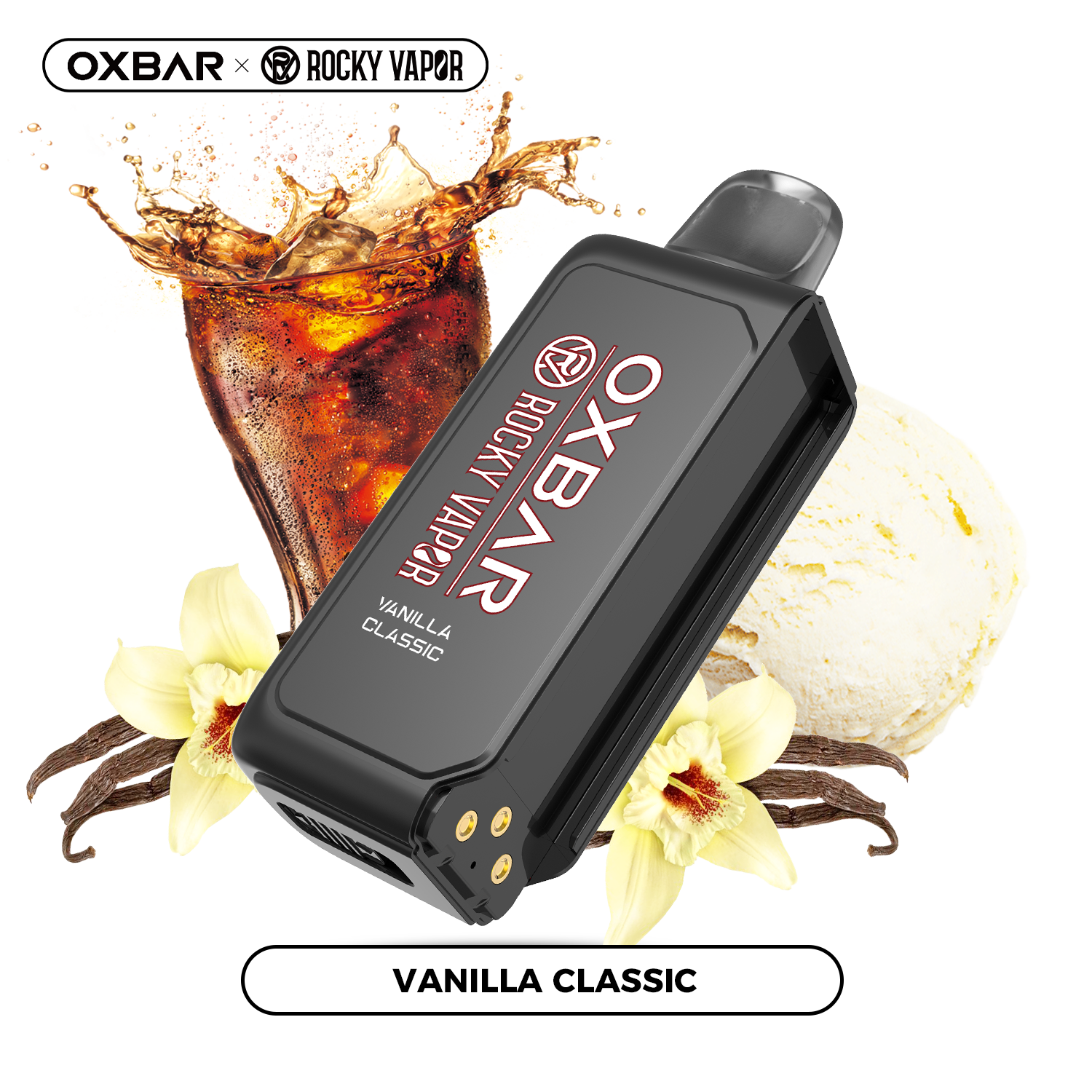 Попередньо заповнені картриджі Svopp Rocky Vapor Oxbar 32k (батарейка не входить до комплекту)