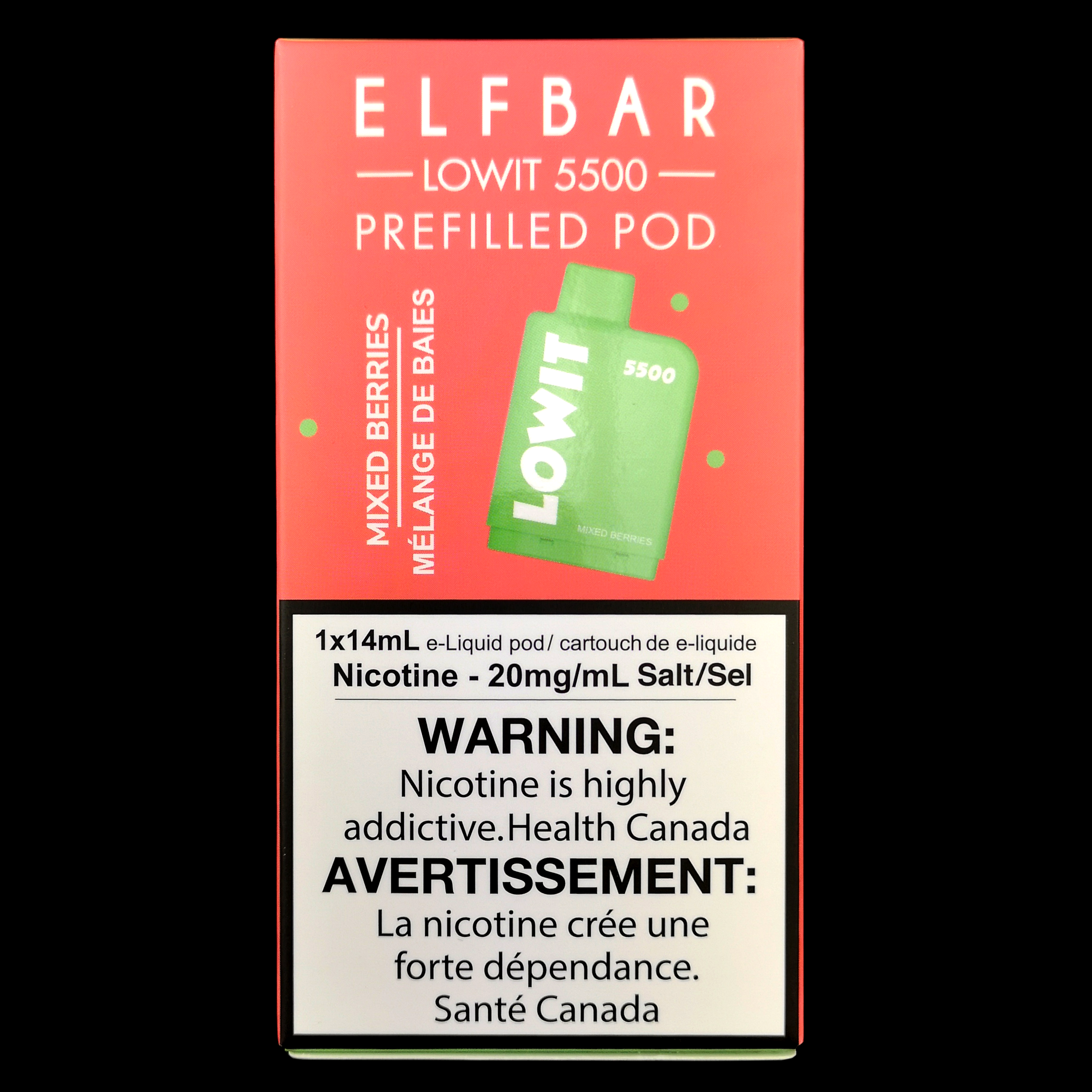 ELF BAR LOWIT 5500 Puff Pre-Filled Pods (1/pk)
