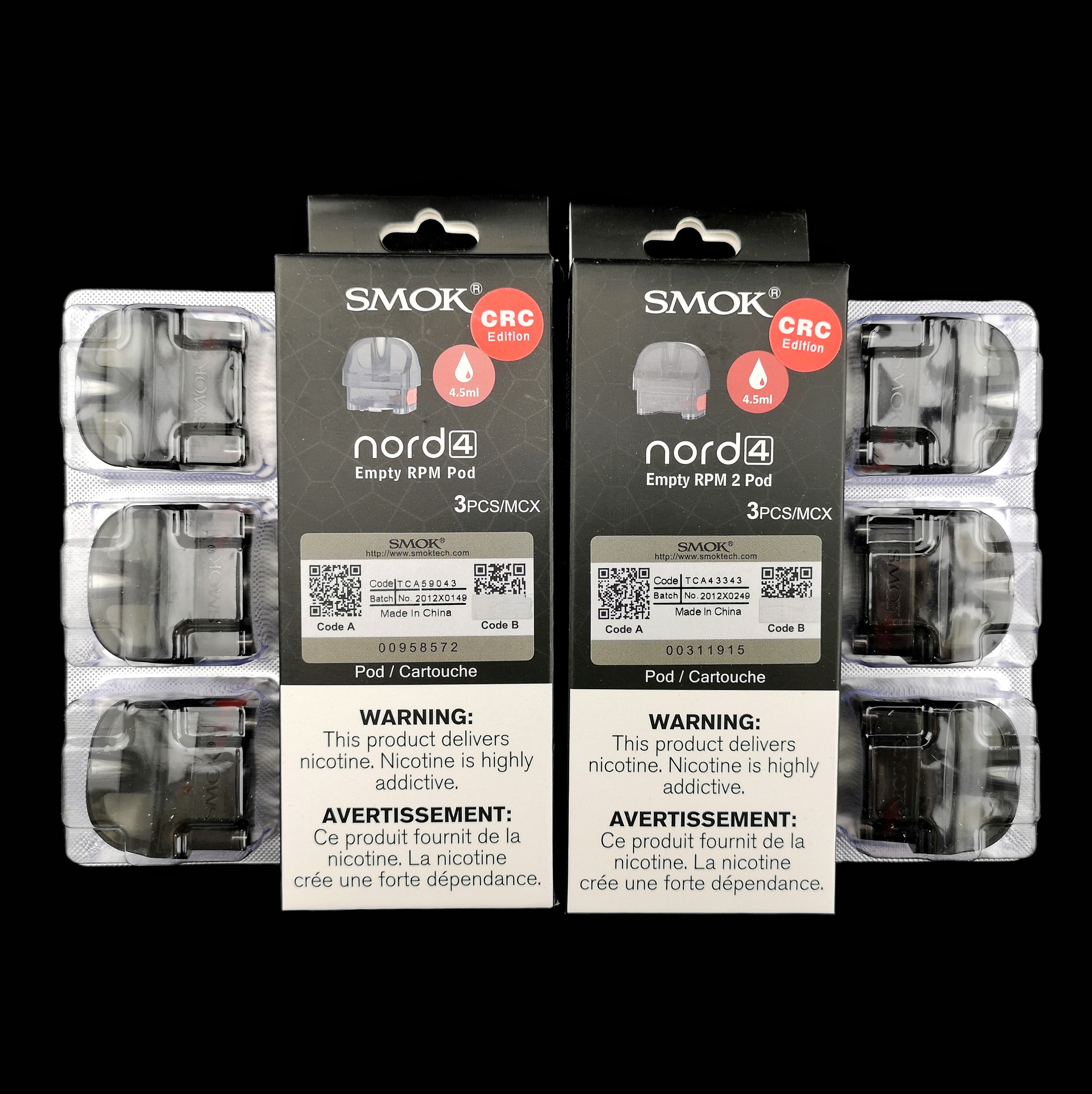 SMOK Nord 4 Empty Replacement Pods – 3-Pack – CRC