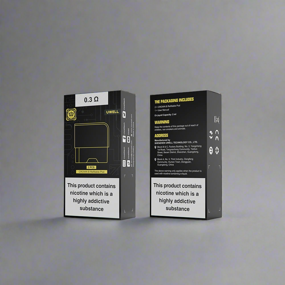 Uwell Crown B Replacement Pods – 2-Pack