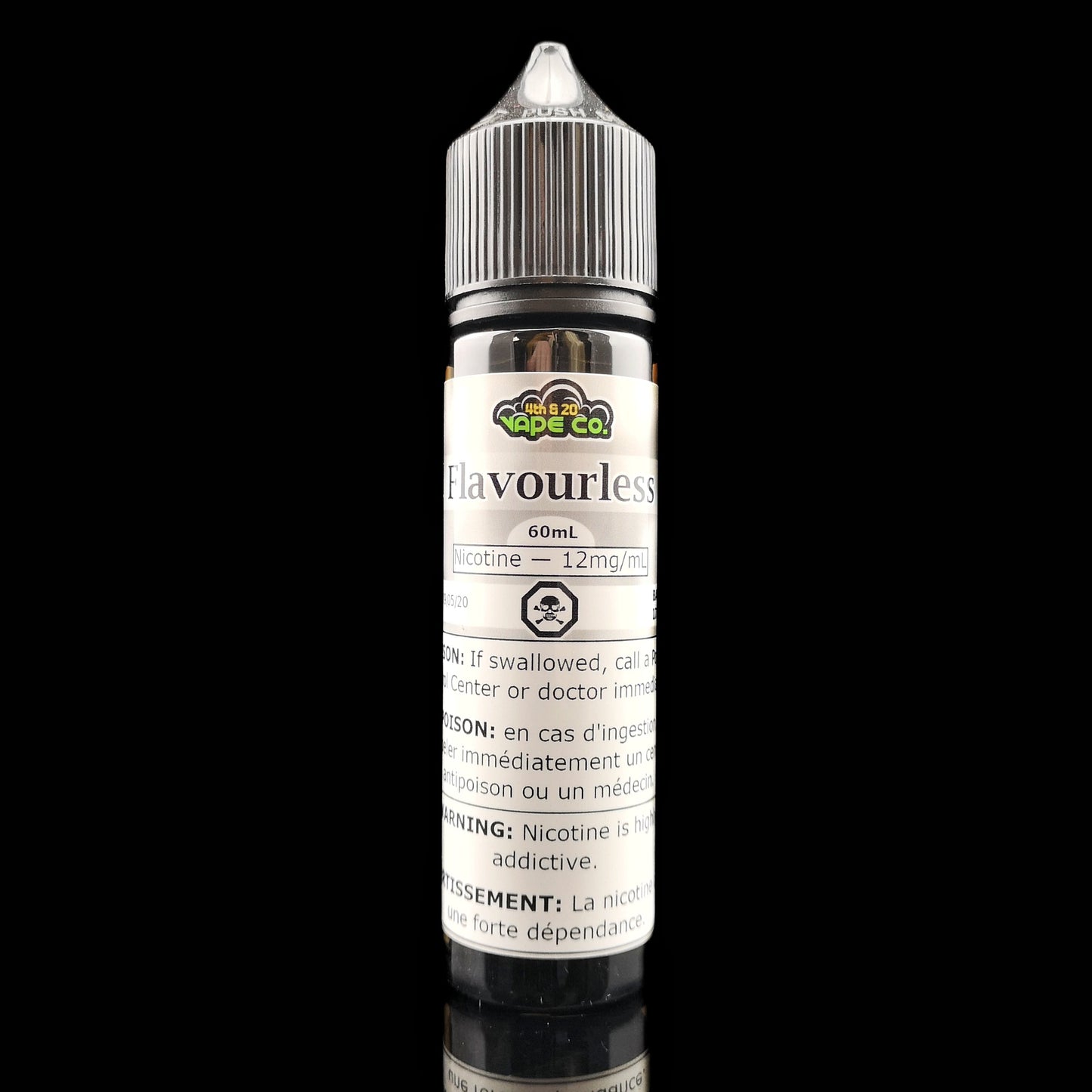 4th & 20 Flavourless 60/120 mL E-Liquid – product image 3