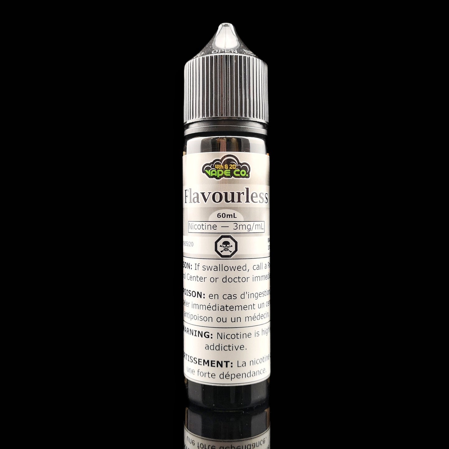 4th & 20 Flavourless 60/120 mL E-Liquid