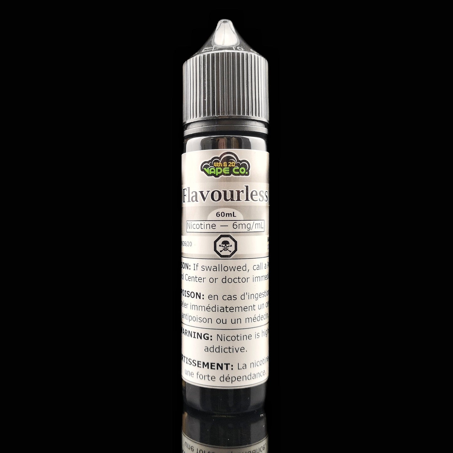 4th & 20 Flavourless 60/120 mL E-Liquid – product image 2