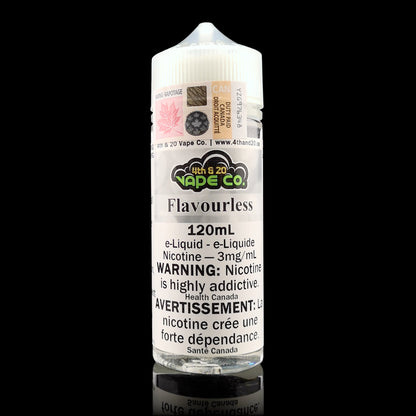 4th & 20 Flavourless 60/120 mL E-Liquid – product image 5