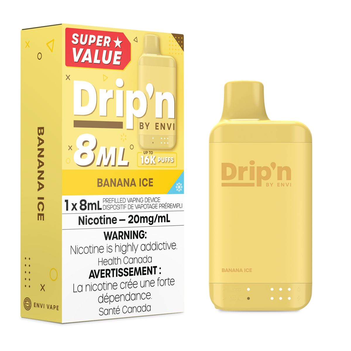 Drip'n 16K Disposable Vape – 8 mL – product view 11