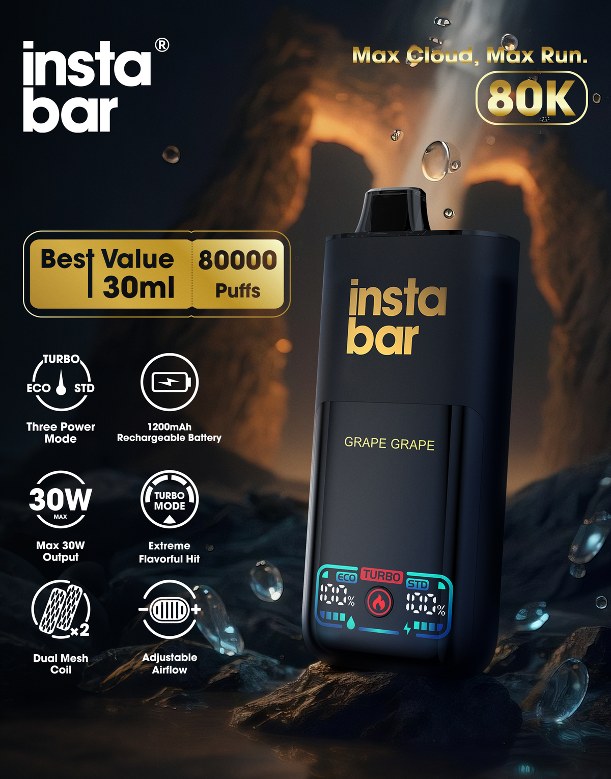 OXBAR Insta Bar 80K Disposable
