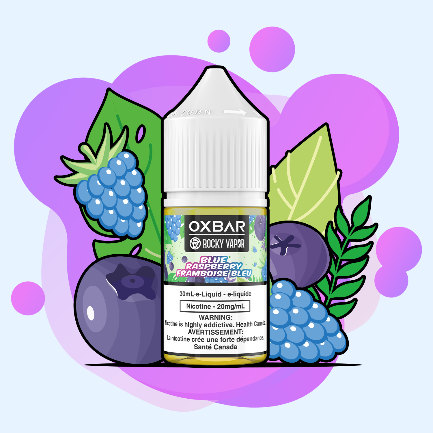 Rocky Vapor OXBAR 30 mL Nic Salt E-Liquid – product view 2