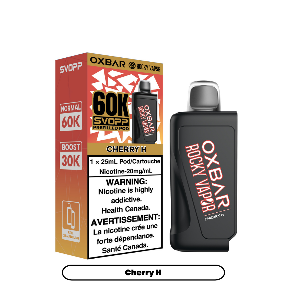 Svopp Rocky Vapor Oxbar 60k Prefilled Pods (BATTERY NOT INCLUDED)