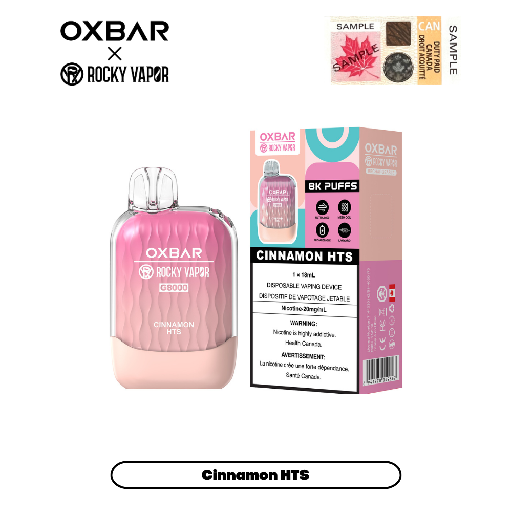 Oxbar 8000 puff disposable