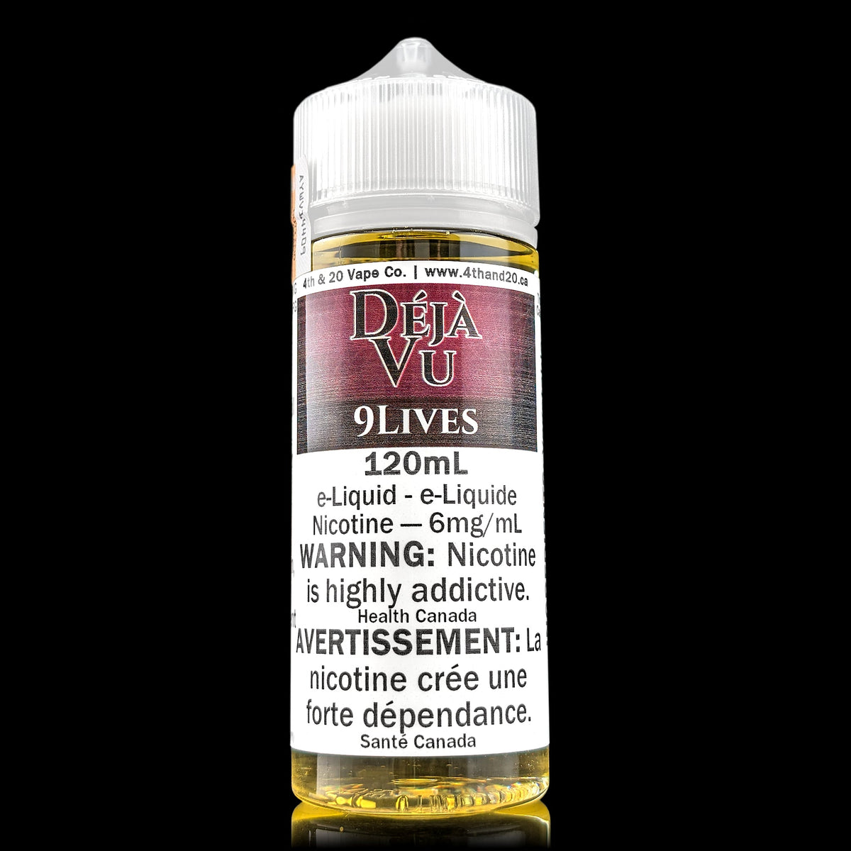 4th & 20 Déjà Vu 120 mL E-Liquid – product view 2