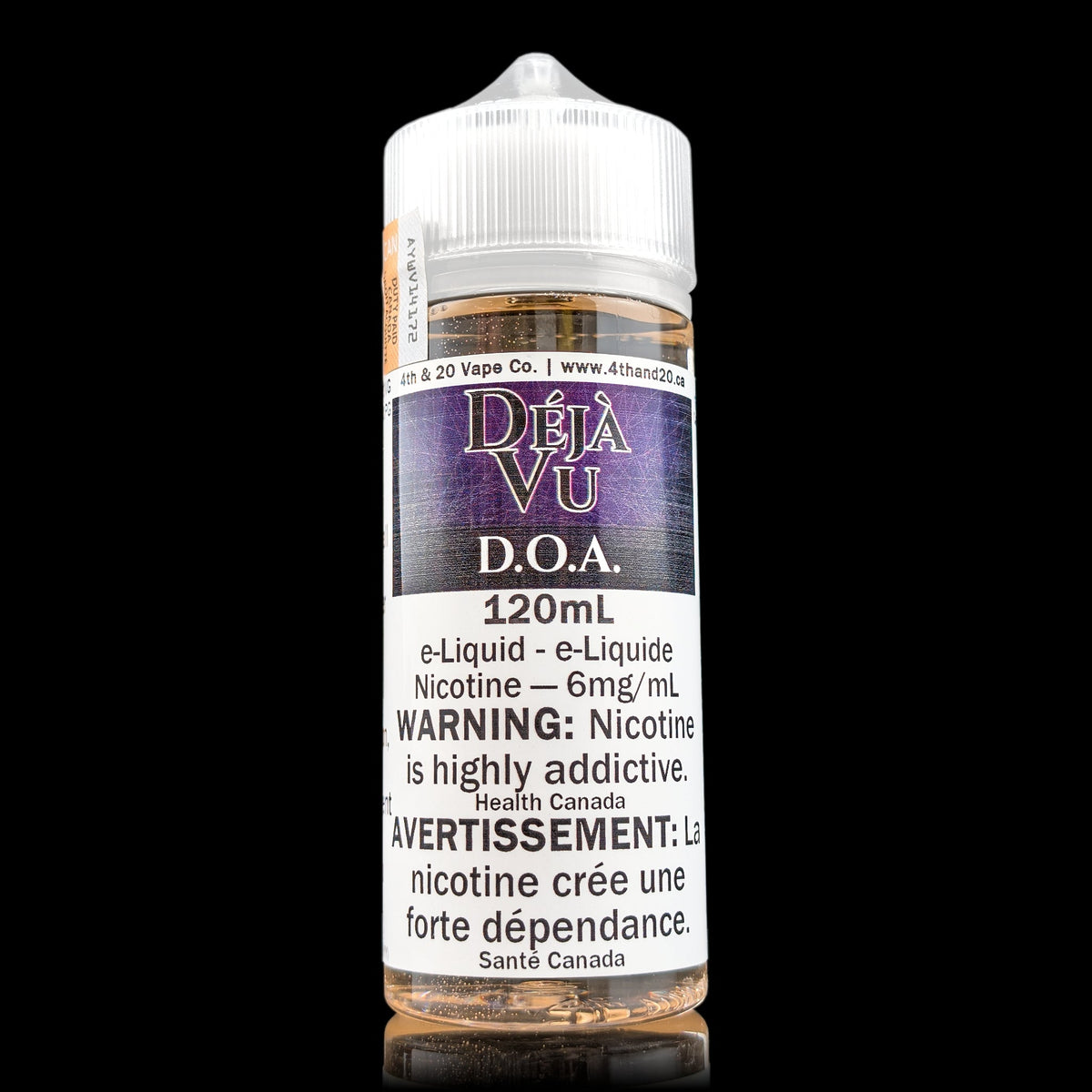 4th & 20 Déjà Vu 120 mL E-Liquid – product view 4