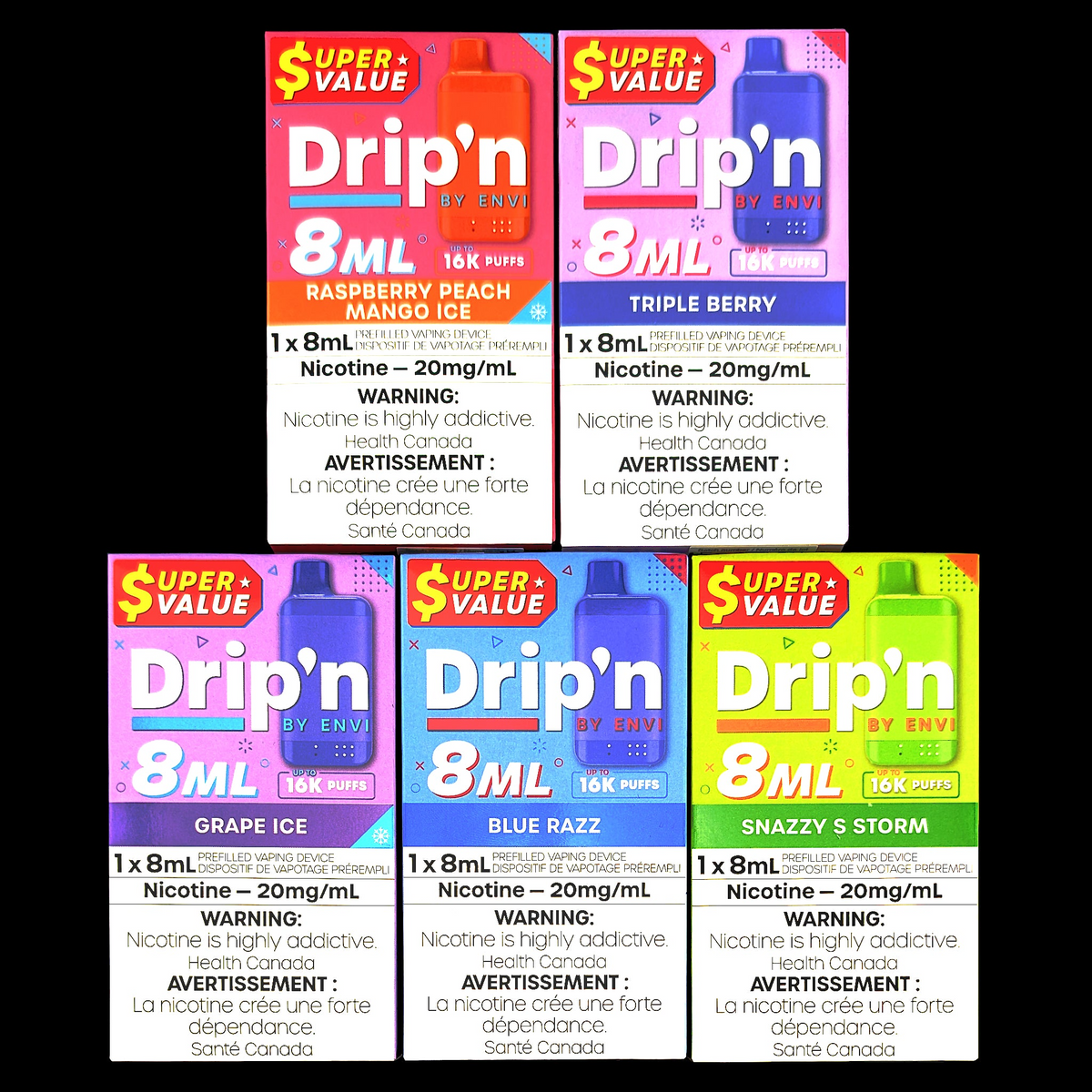 Drip'n 16K Disposable Vape – 8 mL
