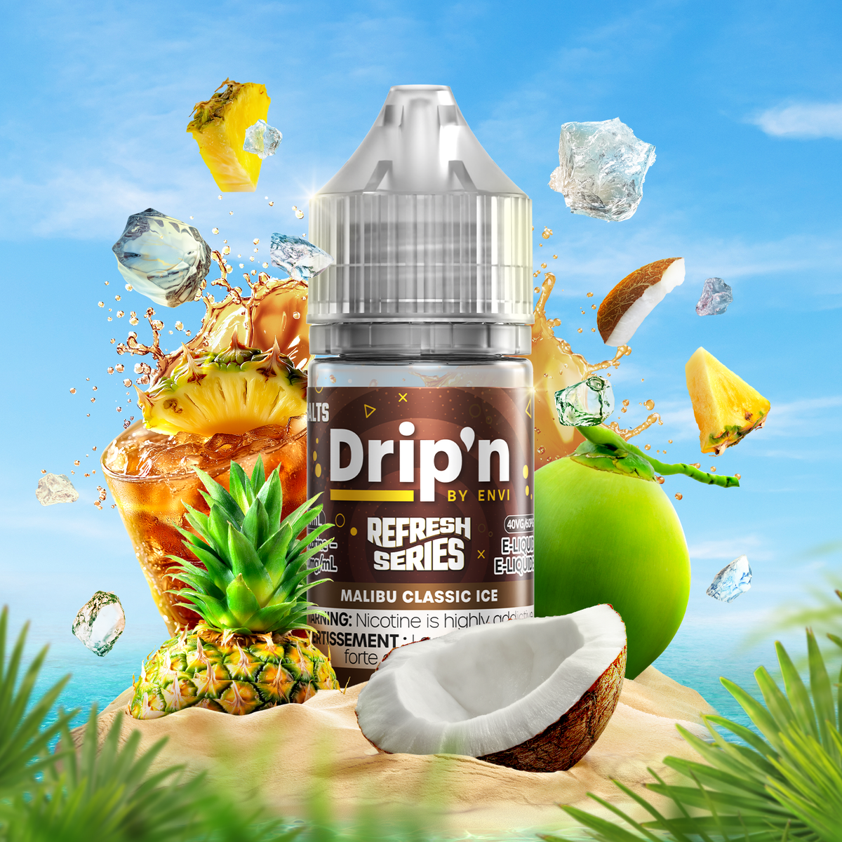 Drip'n Refresh Series 30 mL Nic Salt E-Liquid – product view 3