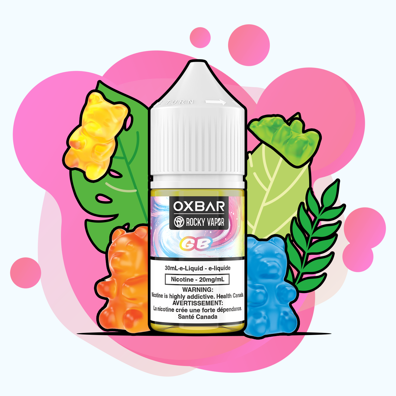 Oxbar Rocky Vapor Eliquids Salt nic