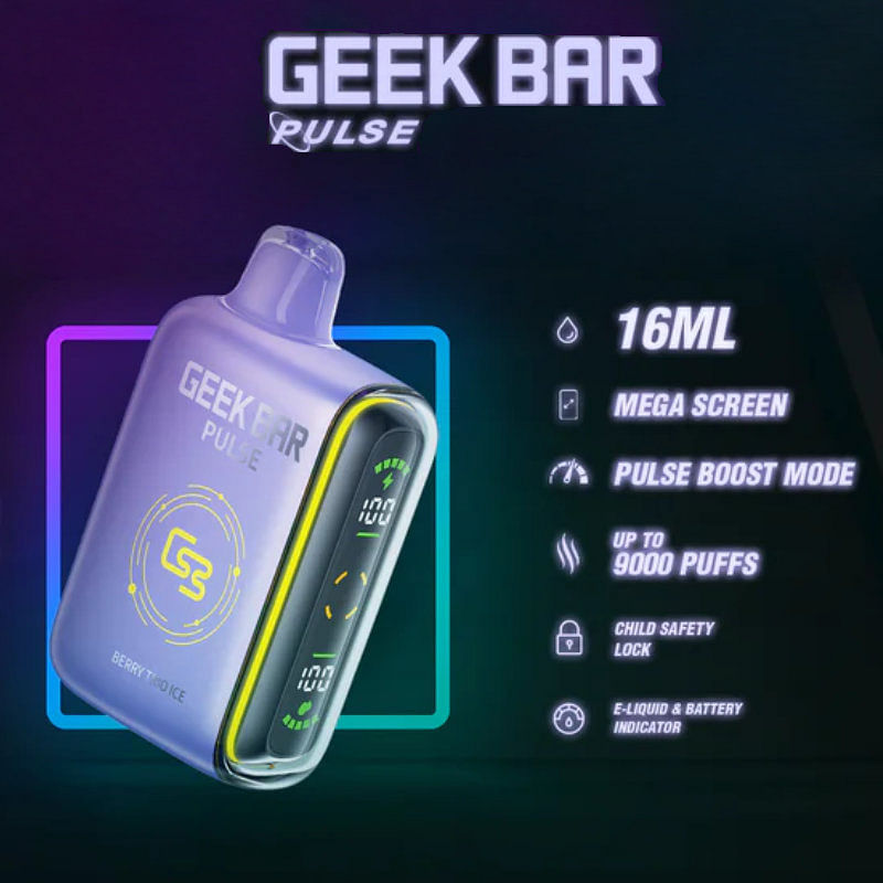 Geek Bar Pulse 9K Disposable Vape – 16 mL