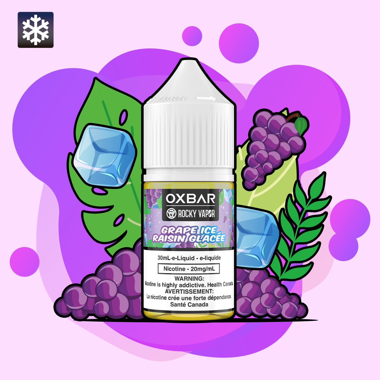 Rocky Vapor OXBAR 30 mL Nic Salt E-Liquid – product view 6