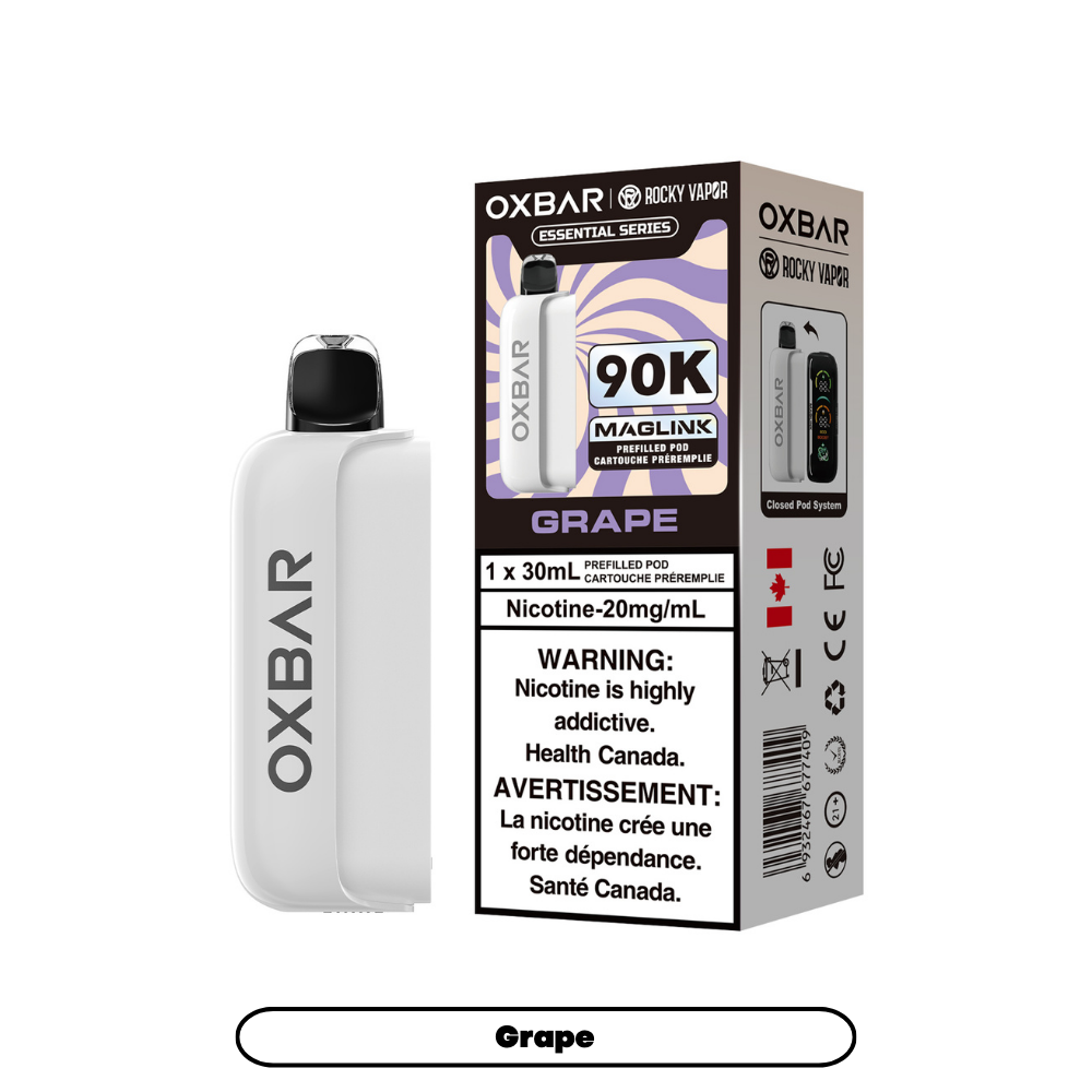 Rocky Vapor Oxbar Maglink 90K Prefilled Pod ( BATERRY NOT INCLUDED)