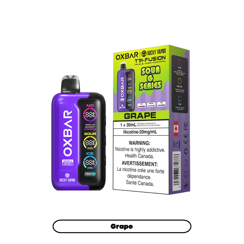 Rocky Vapor OXBAR Tri-Fusion 30 mL Disposable – product view 16