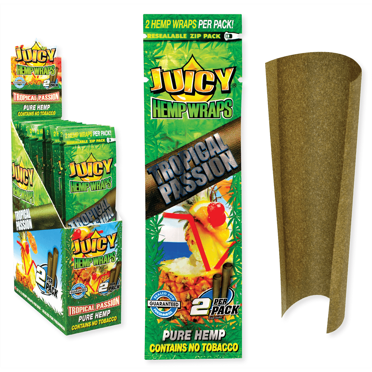 Juicy Hemp Flavoured Wraps