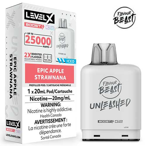 Level X BOOST &amp; BOOST G2 Flavour Beast Pod 15-25k (BATTERY NOT INCLUDED) Provincially stamped