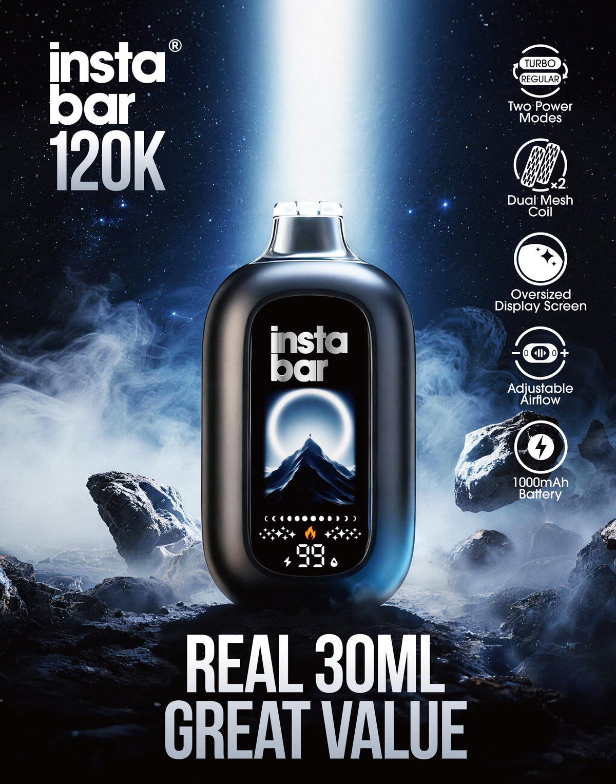 OXBAR Insta Bar 120K Disposable