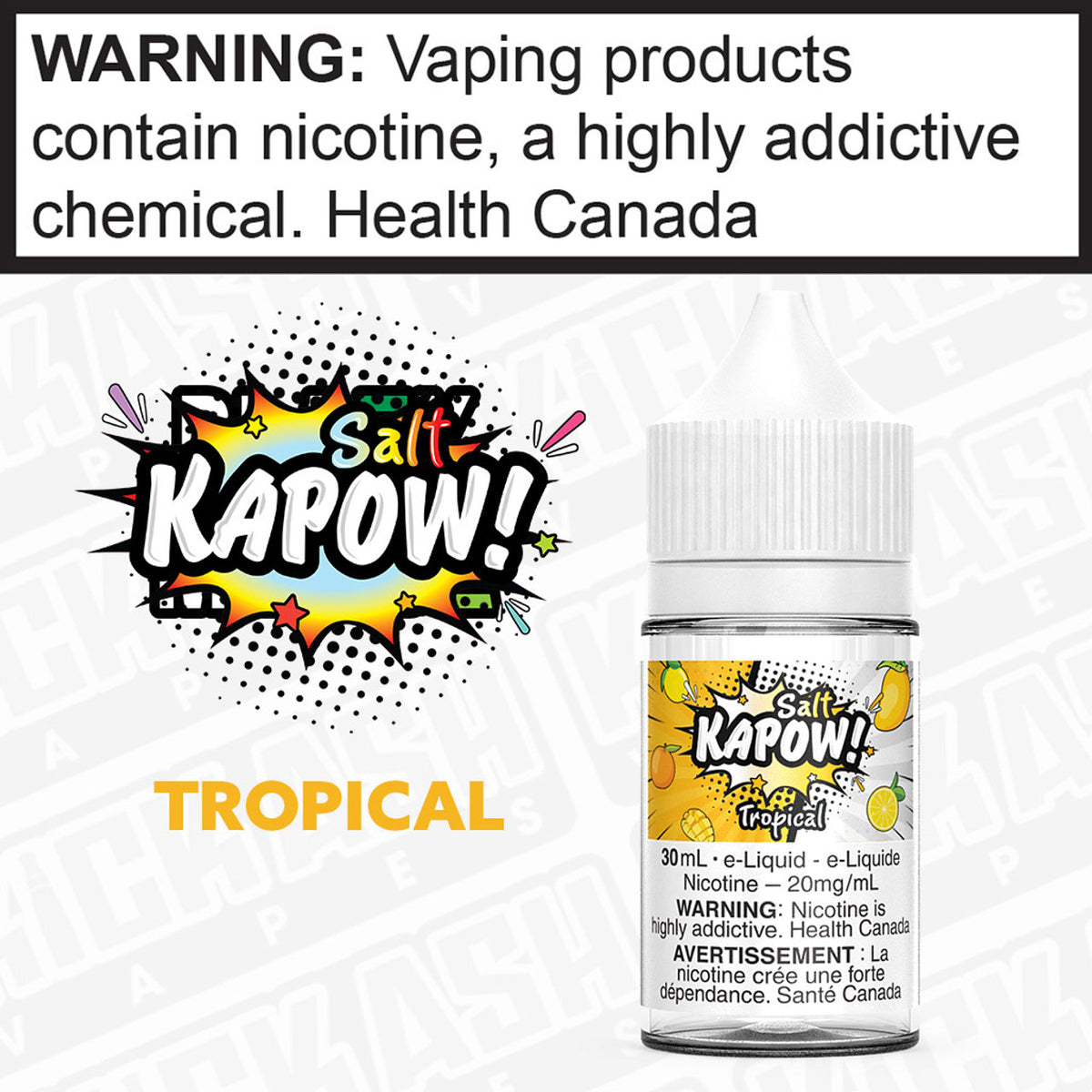 Kapow 30 mL Nic Salt E-Liquid – product view 26