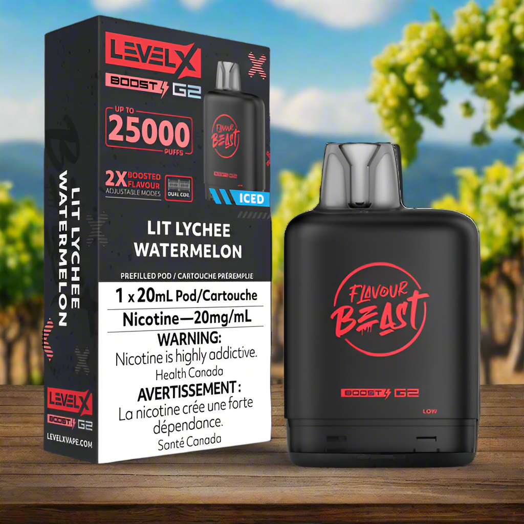 Level X BOOST &amp; BOOST G2 Flavour Beast Pod 15-25k (BATTERY NOT INCLUDED) Provincially stamped