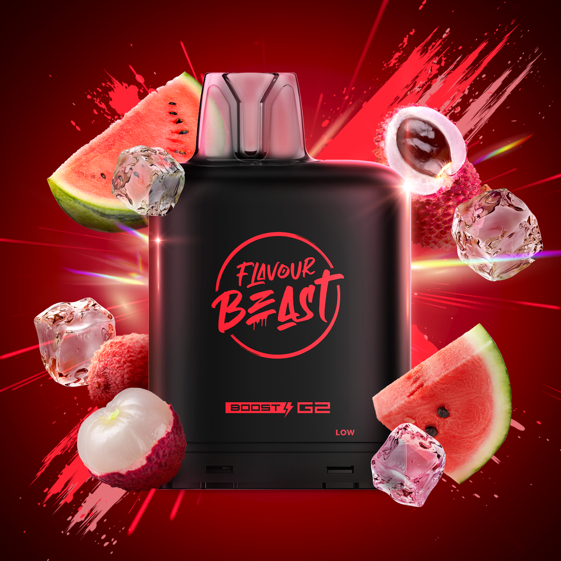 Flavour Beast Level X Boost G2 25K Pre-Filled Pod – Battery Not Included – product view 40