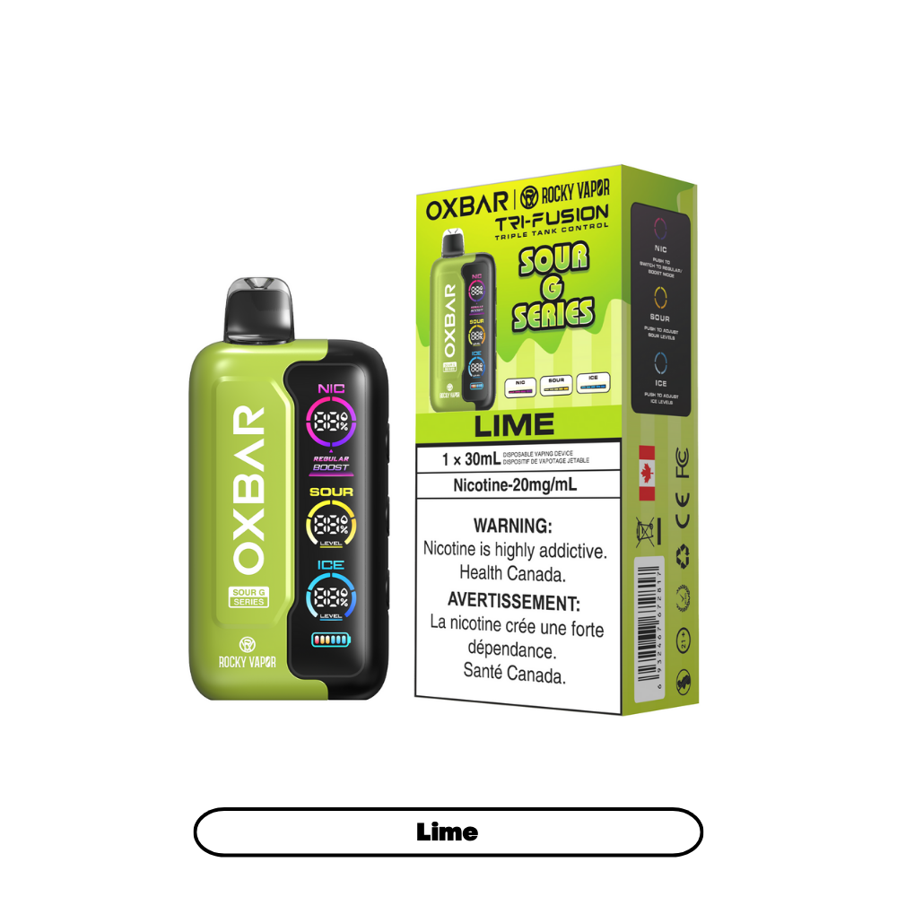 Rocky Vapor OXBAR Tri-Fusion 30 mL Disposable – product view 17