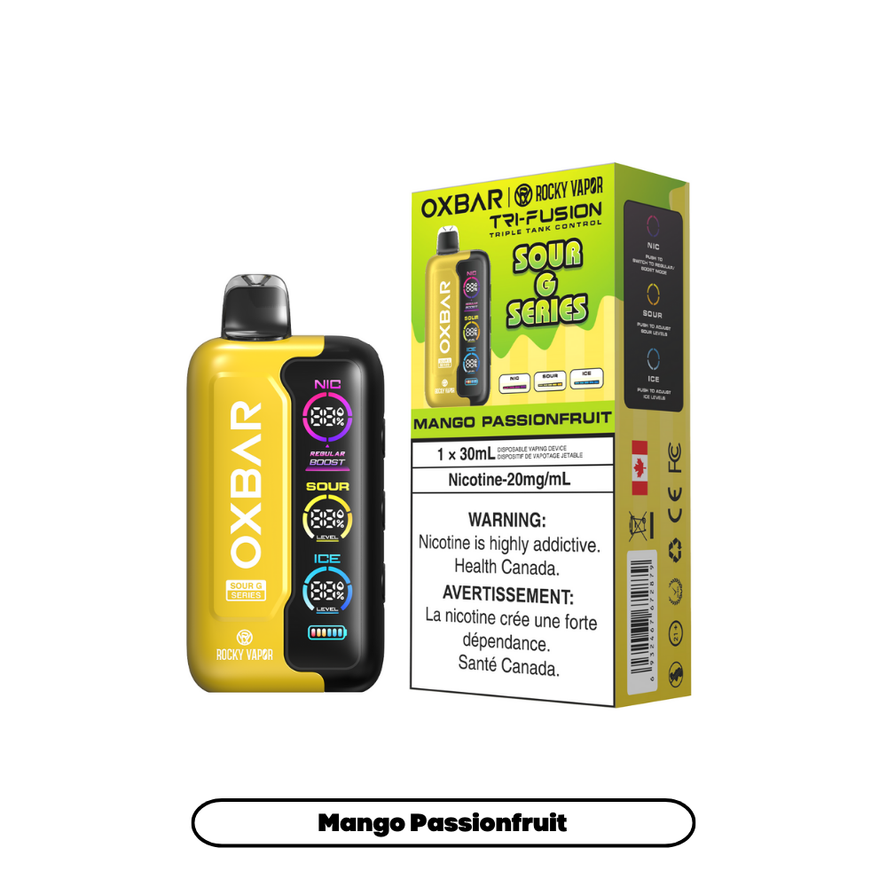 Rocky Vapor OXBAR Tri-Fusion 30 mL Disposable – product view 18