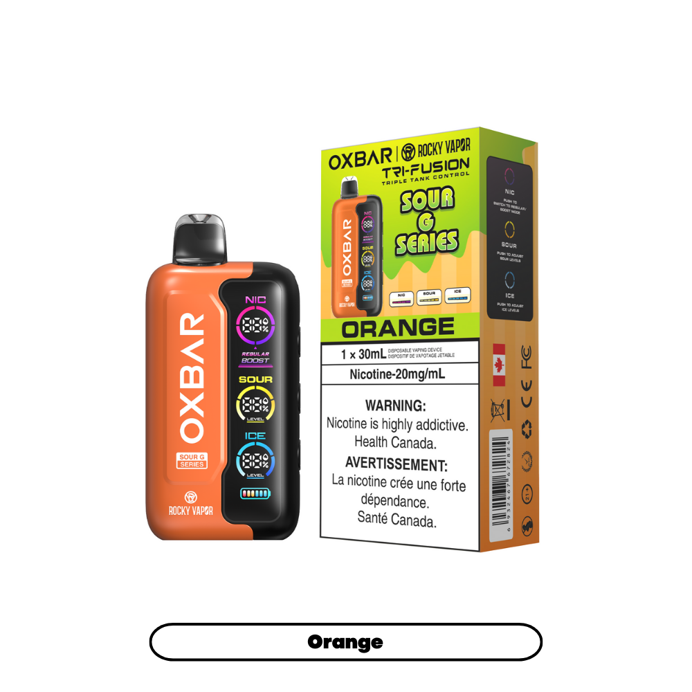 Rocky Vapor Oxbar Tri Fusion 30ml Disposable