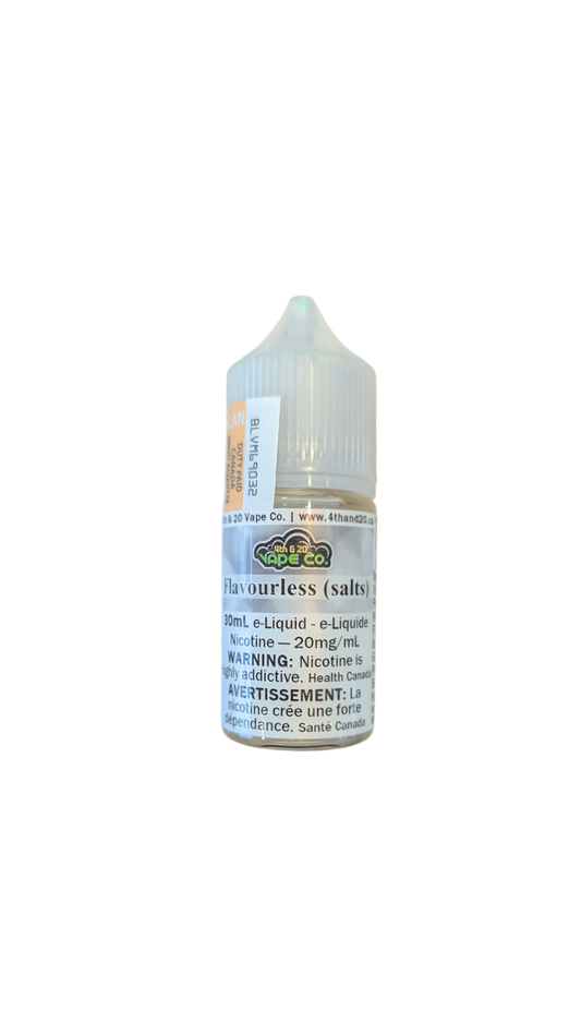 4th & 20 Flavourless Nic Salt E-Liquid