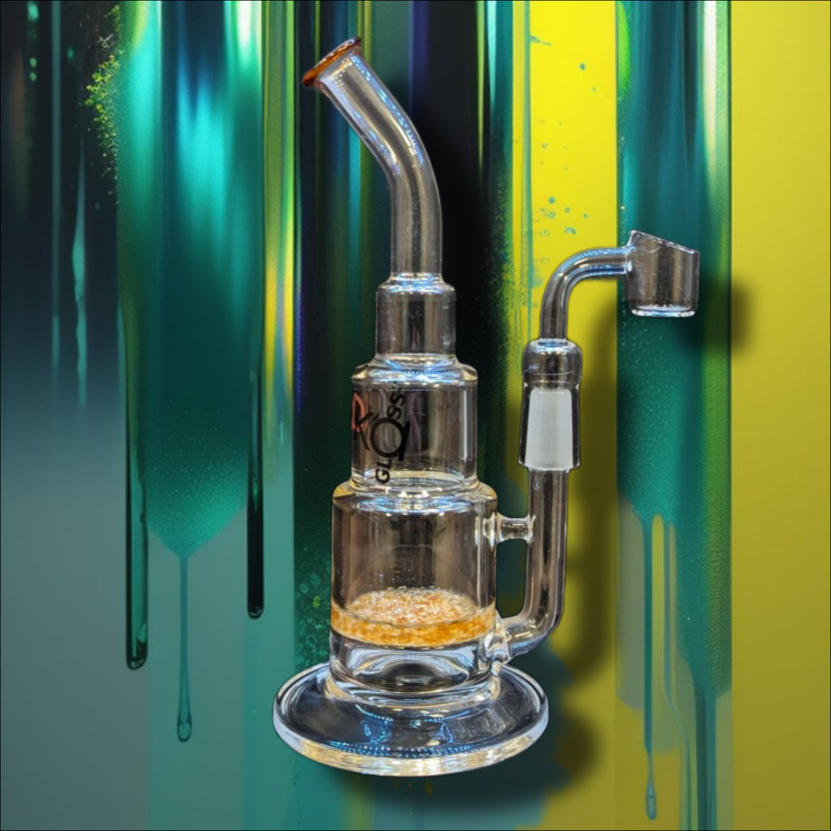 Vodka Crystal Honeycomb Perc Dab Rigs – Bowl Not Included – product view 3