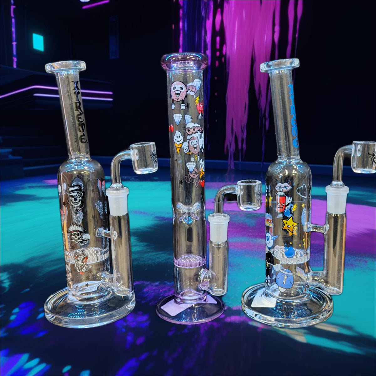 Xtreme Honeycomb Dab Rigs – Bowl Not Included