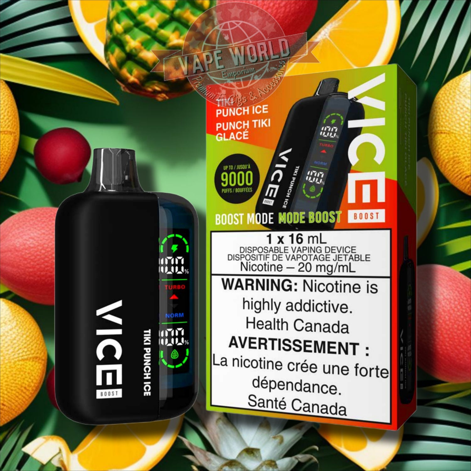 VICE BOOST DISPOSABLE VAPE - 9000 PUFFS